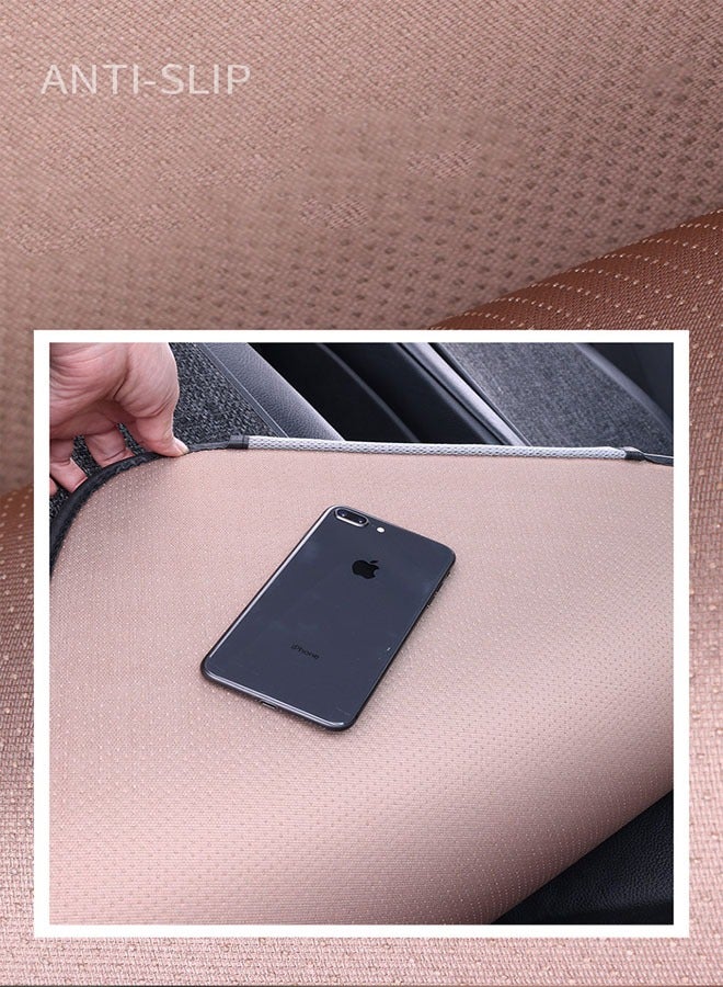 KLNAMAEAAN Universal Breathable Front and Back Luxury Car Seat Cushion Covers for Cars, SUVs, and Vans - Image 5