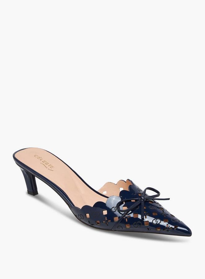 Celeste Women Kitten Heel Mules - Image 2