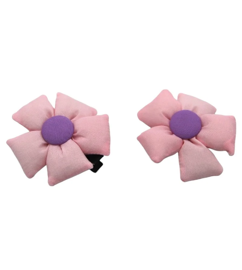 D'Daniela Aida Glasses and Flower Shaped Clip Set For Babies and Girls - Baby Pink
