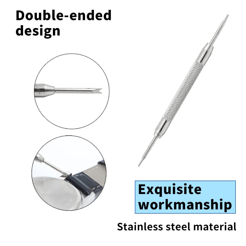 BFQZ 1Pcs Watch Link Removal Kit, Watch Spring Bar Pin Tool, Watch Strap Removal Tool, Double Ended Design for Watch Band Removal Replacement Adjustment Fitting Repair and Sizing Kit - Image 5