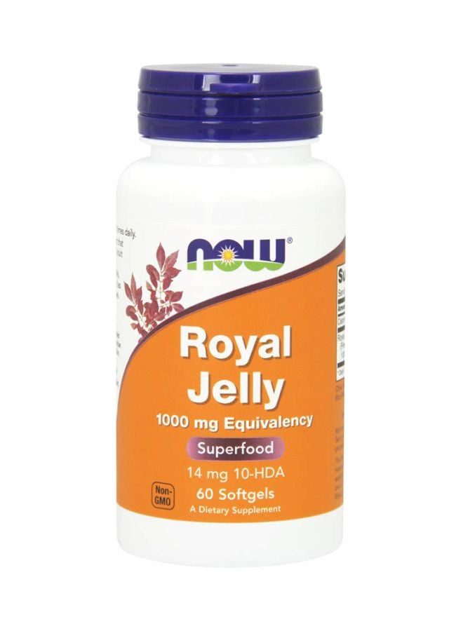 Now Foods Royal Jelly - 60 Softgels - Image 1