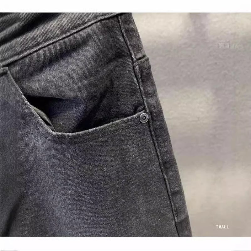 Unisex Classic Denim Jeans Loose Fit Daily Outdoor Wear - Image 5