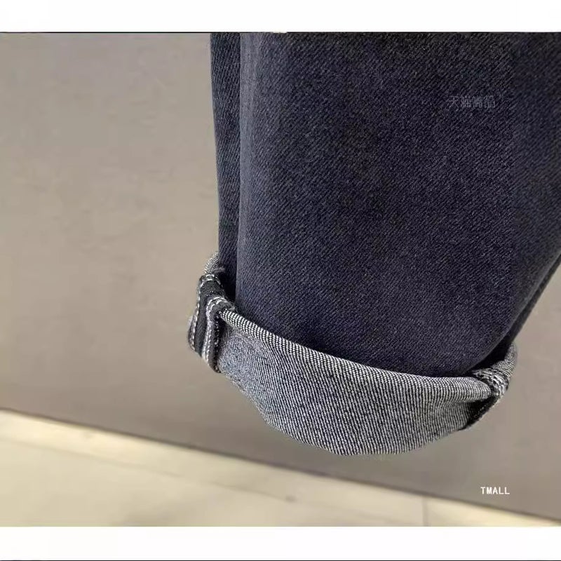 Unisex Classic Denim Jeans Loose Fit Daily Outdoor Wear - Image 4
