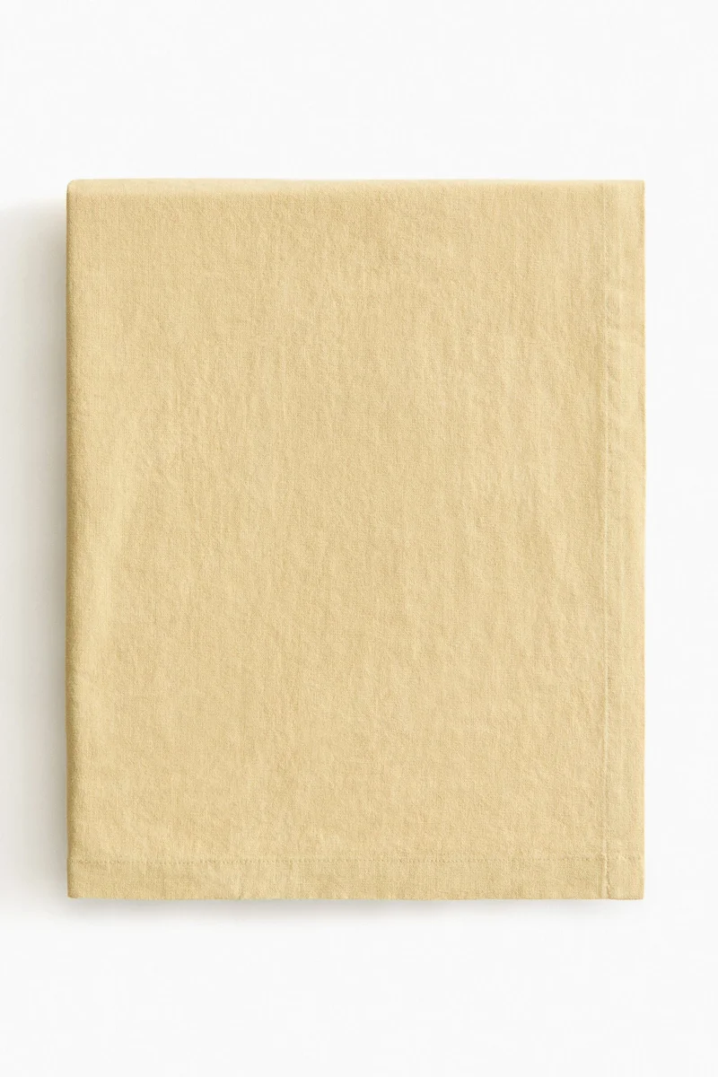 اتش اند ام مفرش مائدة من مزيج الكتان