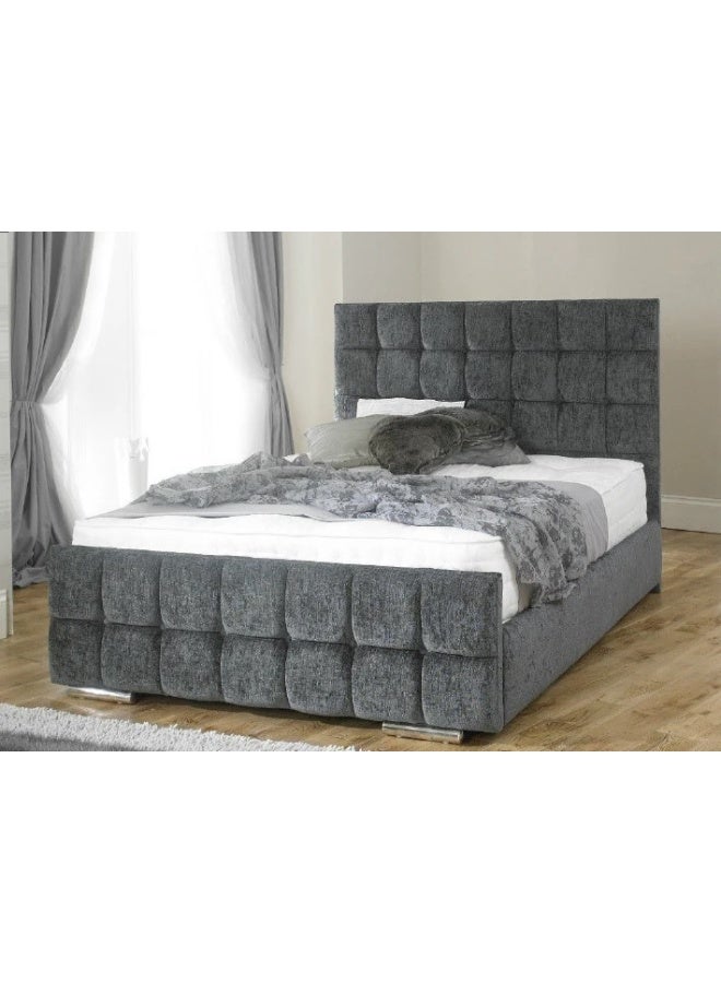 Havana Beds And Upholstery Nevada Luxury Handmade Double Bed (Suitable Mattress Fit :140 Cm X 190 Cm) - Image 1