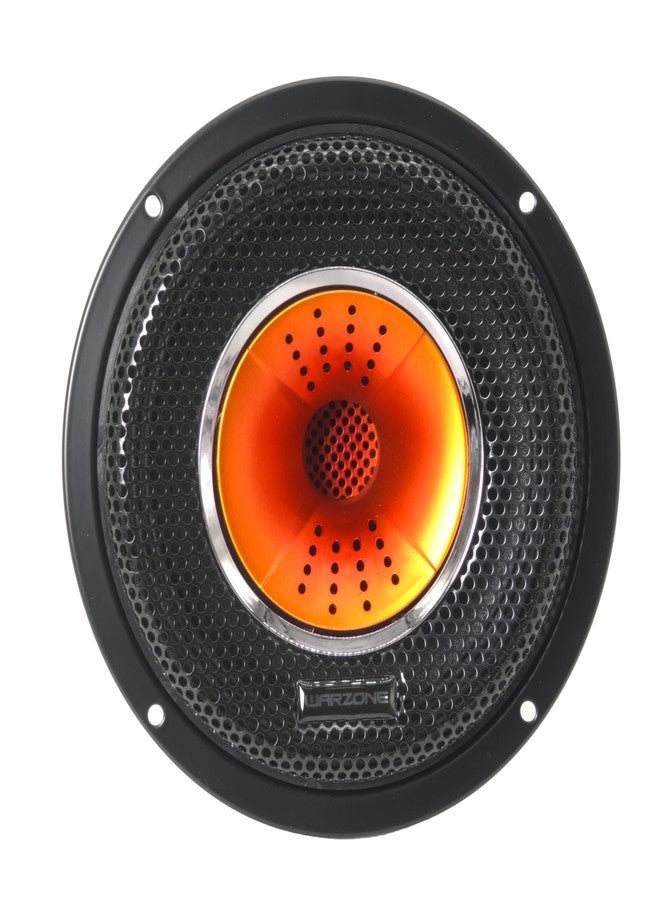 Warzone WZ65Pi 6.5-Inch Mid-Range + Driver Speaker, 1000W Max, 4 Ohms, 25oz Flux Ferrite Magnet, Aluminum Dome Tweeter for Car Audio Systems (2 Speakers) - Image 3