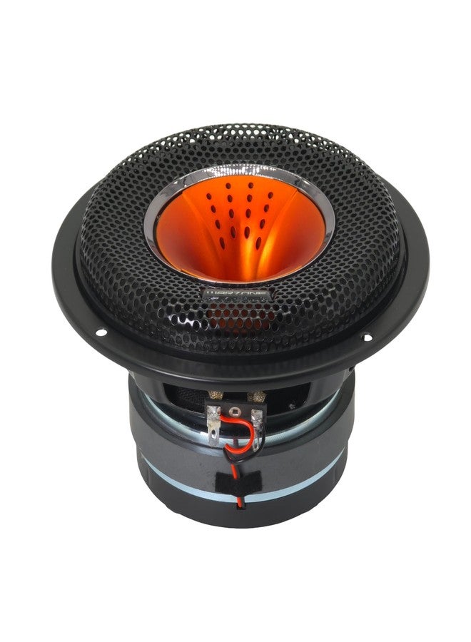 Warzone WZ65Pi 6.5-Inch Mid-Range + Driver Speaker, 1000W Max, 4 Ohms, 25oz Flux Ferrite Magnet, Aluminum Dome Tweeter for Car Audio Systems (2 Speakers) - Image 4