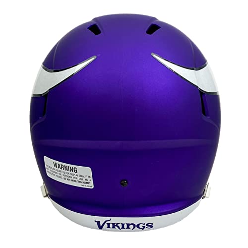 Riddell NFL Minnesota Vikings Riddell Full Size Replica Speed Helmet, Medium, Purple, One Size - Image 3