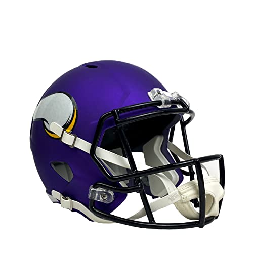 Riddell NFL Minnesota Vikings Riddell Full Size Replica Speed Helmet, Medium, Purple, One Size - Image 2