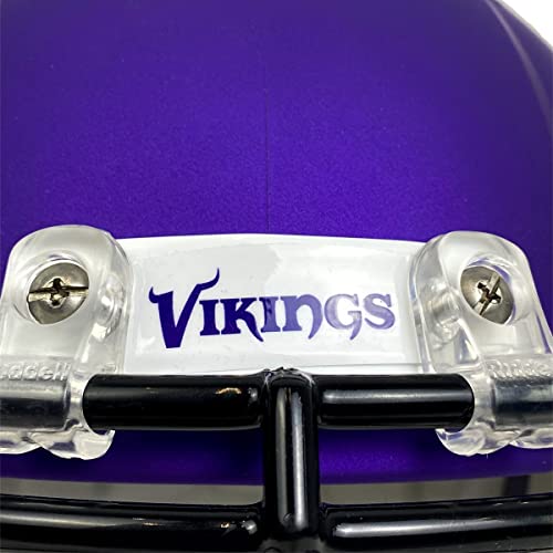 Riddell NFL Minnesota Vikings Riddell Full Size Replica Speed Helmet, Medium, Purple, One Size - Image 4