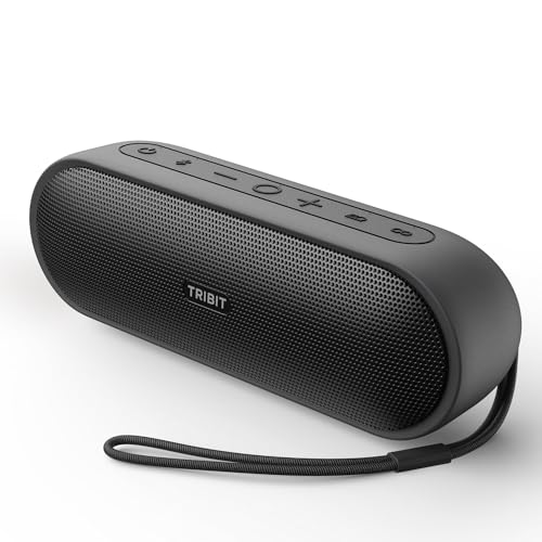 Tribit مكبرات الصوت اللاسلكية بلوتوث Tribit XSound Plus 2 بقوة 30 واط، صوت ستيريو قوي وعالي مع وظيفة تعزيز الباس XBass، وقت تشغيل 24 ساعة، مقاومة للماء IPX7، ميكروفون مدمج، نطاق بلوتوث 150 قدم للاستخدام المنزلي/الخارجي، أسود - Image 1