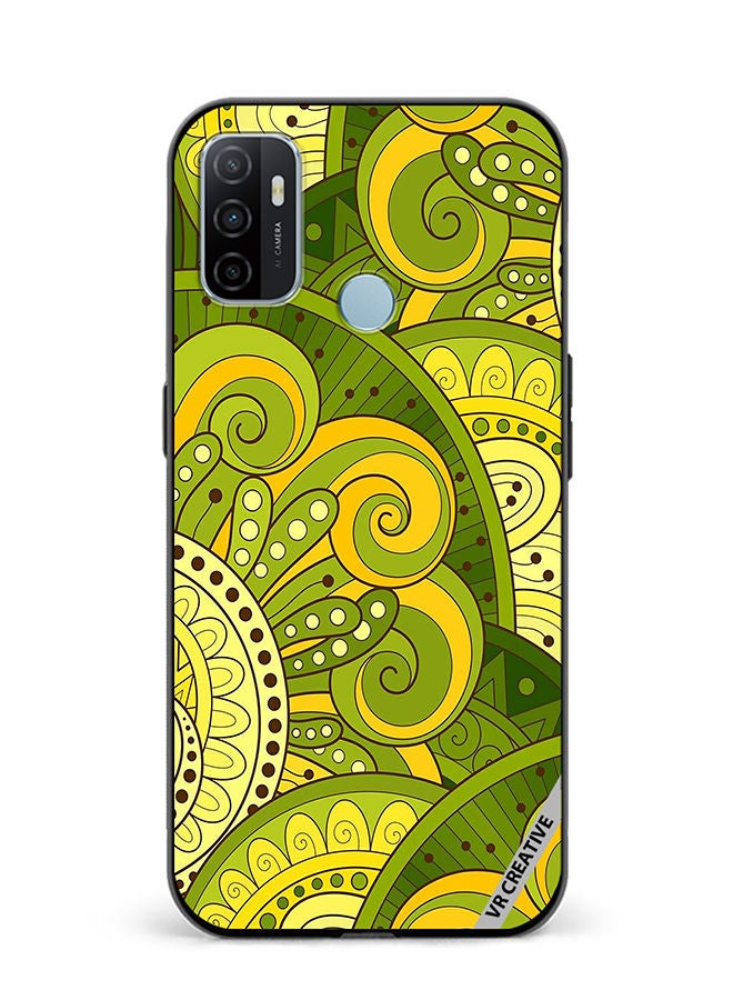 VR CREATIVE Protective Case Cover For Oppo A53 Flower Design Multicolour - Image 1