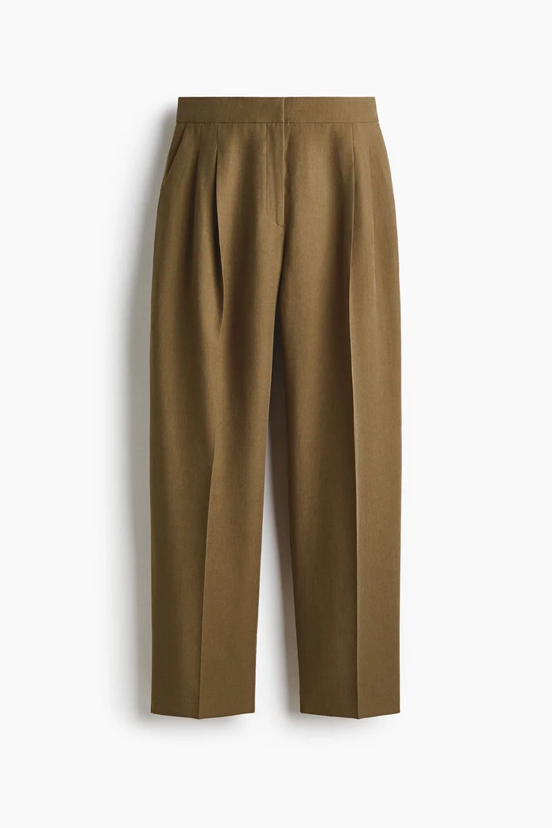 H&M  Barrel-leg twill trousers for Women | Best Price UAE