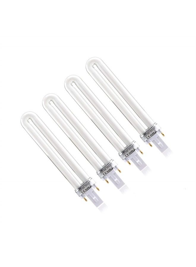 XICHEN 4 PCS/Set Light Bulbs Replacement 9W UV 365nm Lamp Bulb Tube for Nail Art Dryer UV Lamp Light - Image 1