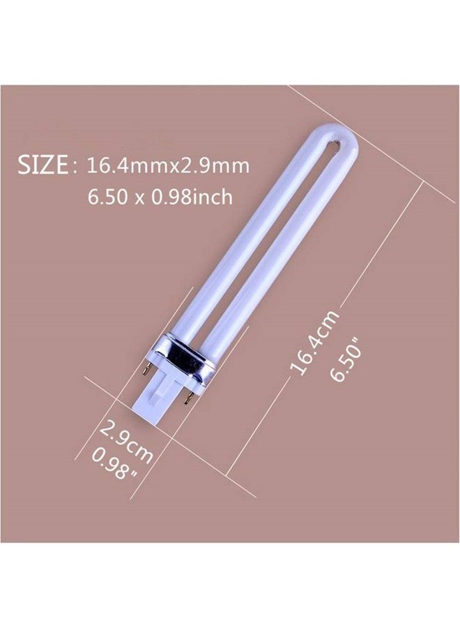 XICHEN 4 PCS/Set Light Bulbs Replacement 9W UV 365nm Lamp Bulb Tube for Nail Art Dryer UV Lamp Light - Image 3