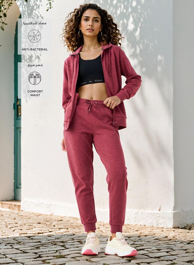 Kappa Logo Detail Joggers with Drawstring Closure - Image 2