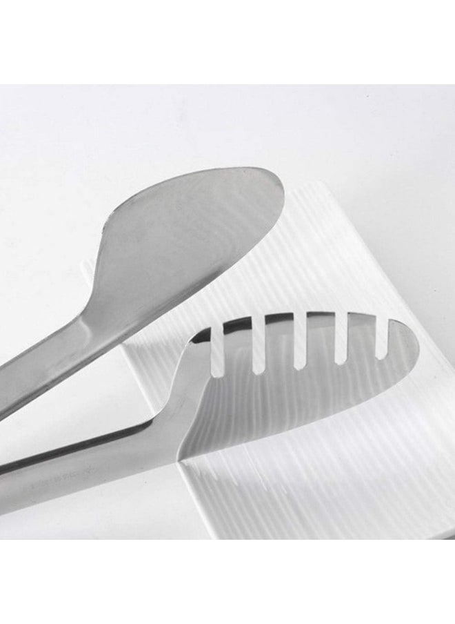 Happy Home Food clip rectangle stainless steel serving handle - silver  - Image 2