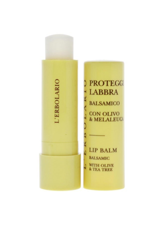 L'Erbolario L'Erbolario Lip Balm - Softness and Suppleness for Lips - Lip Balm with Vitamin E - Moisturizing and Replenishing Lip Care - Lip Moisturizer for Dry and Cracked Lips - Olive and Tea Tree - 0.15 oz  - Image 2