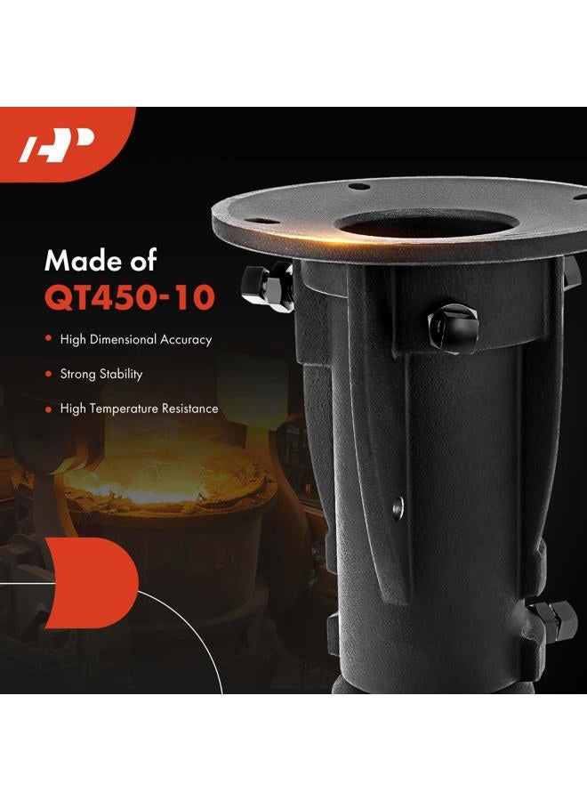 A-Premium Wheel to Gooseneck Adapter Compatible with Convert-A-Ball 20000 lbs Height 12"-16" C5G1216 - Image 2