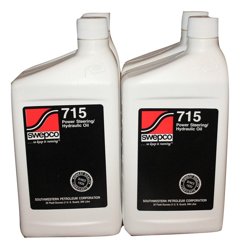 Swepco 715 Power Steering/Hydraulic Oil - Case of 4 Quarts