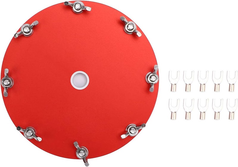 Ground Network Disk for Portable Shortwave, Aluminum Alloy, 10 Terminals - Durable Construction, Easy Installation, Enhanced Communication Performance - Image 1