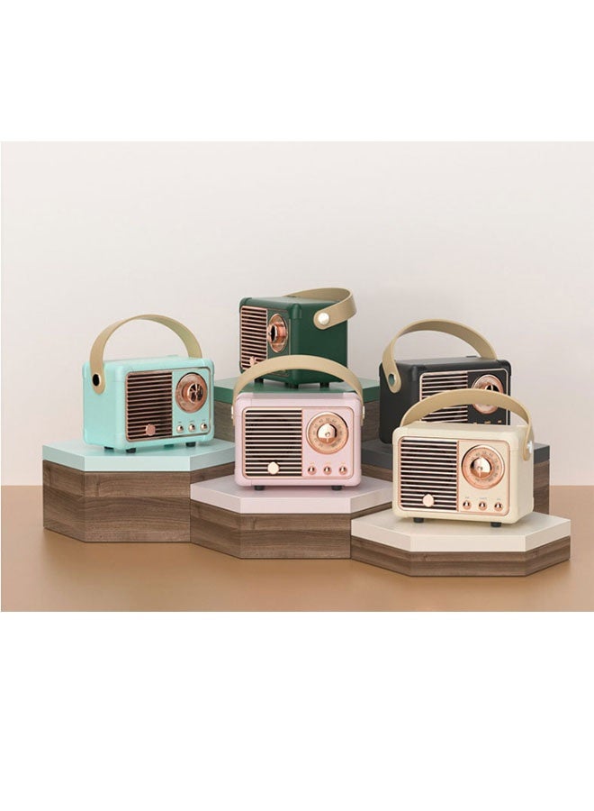 نيوترل مكبر صوت بلوتوث صغير كلاسيكي إبداعي HM11 صغير الحجم وسهل الحمل، مثالي للاستماع إلى الموسيقى والرد على المكالمات. مثالي لحفلات أعياد الميلاد وتناول الطعام في الهواء الطلق وفترات الاسترخاء للتأمل وغير ذلك الكثير. (أبيض) - Image 3