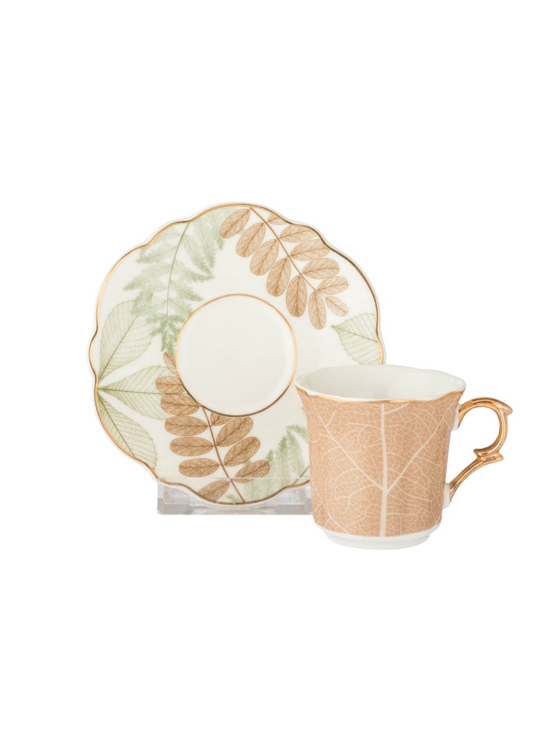 Dania Turkish coffee cup set made of porcelain with a modern and beautiful design - Image 3