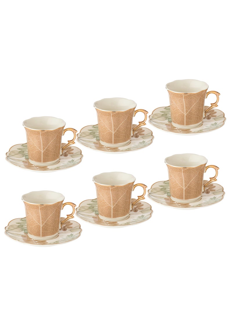 Dania Turkish coffee cup set made of porcelain with a modern and beautiful design - Image 4