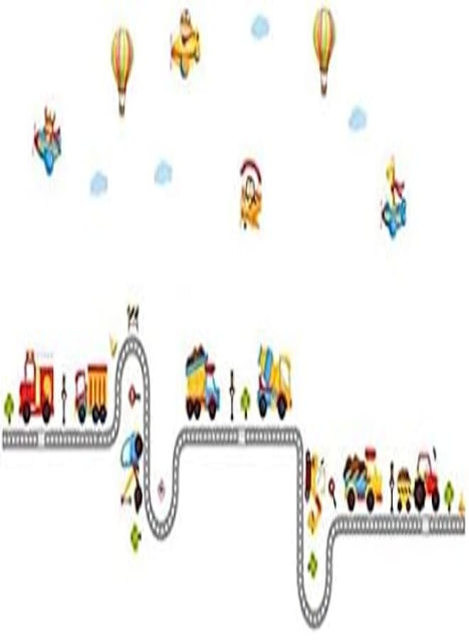 ABC1046 Cartoon Car DIY wall stickers home decor living room baby room decals home decoration