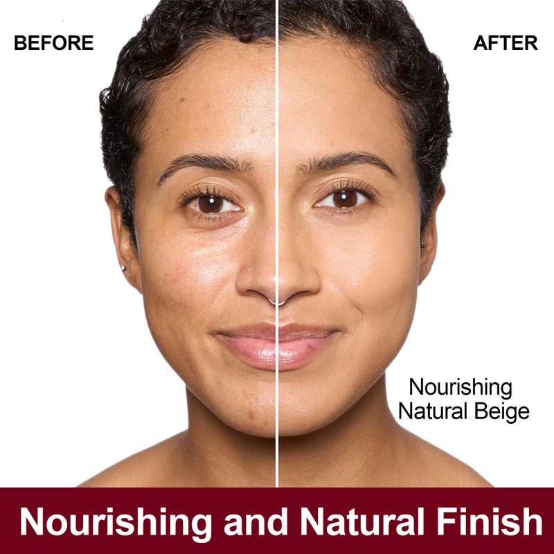 FV Dewy Liquid Foundation, Hydrating Smooth Formula & Lightweight, Longwear Medium-Full Coverage with Natural Finish, Waterproof Foundation for Dry/Combination Skin, 30g, Nourishing Beige - Image 2