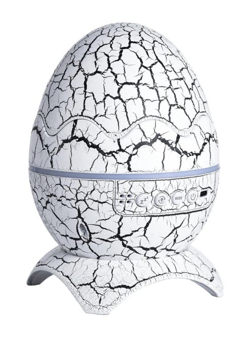 3D Dinosaur Egg Bluetooth Speaker with Night Light Projector Multicolor LED Light & Music Sync, Perfect for Kids Room, Bedroom, and Party Décor, Star Projector for Bedroom, Remote Control White Noise Bluetooth Speaker