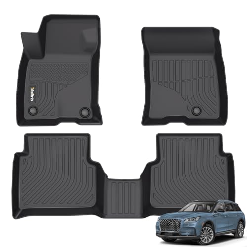 WailtnbAll Weather Floor Mats for Lincoln Corsair 20202025 Not for Plugin Hybrid Liners Custom Fit Lincoln Corsair 20202025 Waterproof Durable Easy to Clean Accessories - Image 1