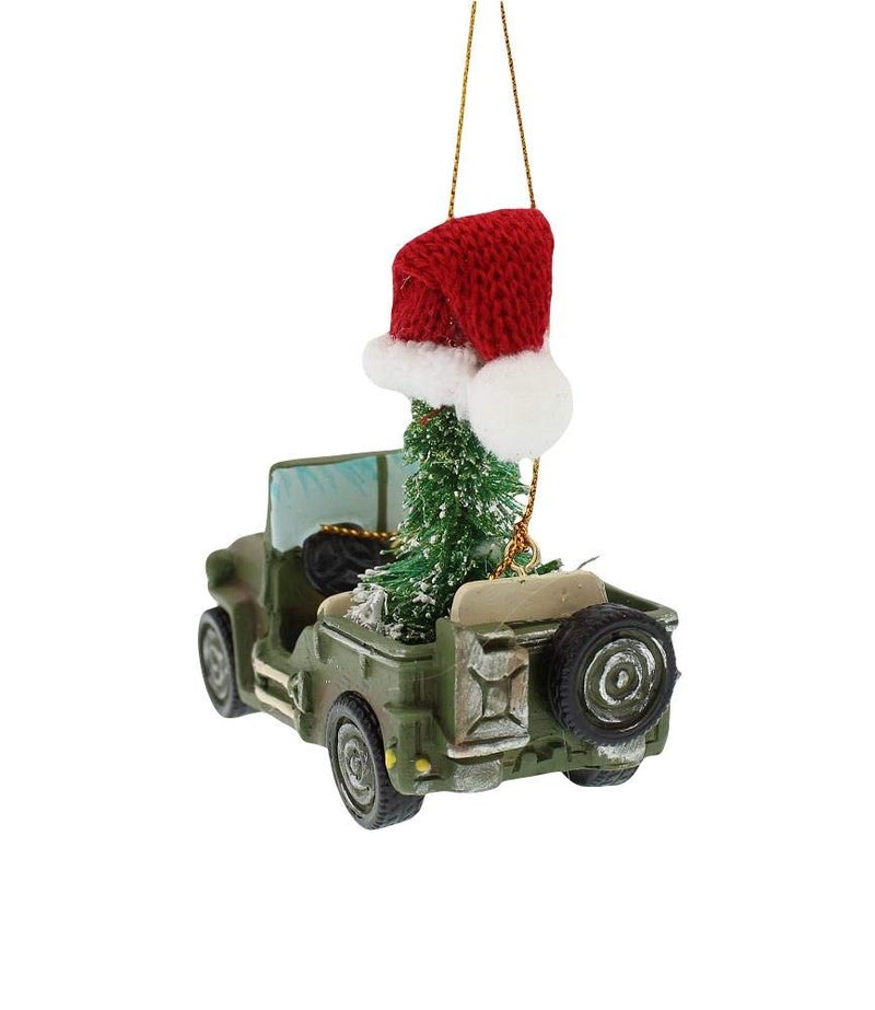 كورت أدلر مركبة الجيش الأمريكية مع راتنج زخرفة شجرة عيد الميلاد - Image 3