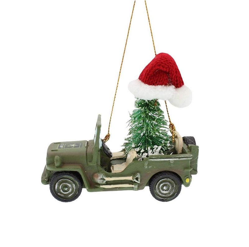 كورت أدلر مركبة الجيش الأمريكية مع راتنج زخرفة شجرة عيد الميلاد - Image 2