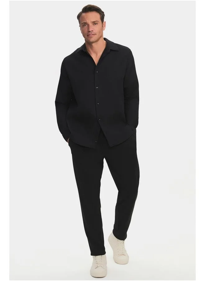 جون June Exclusive Men Relax Fit Shirt Black