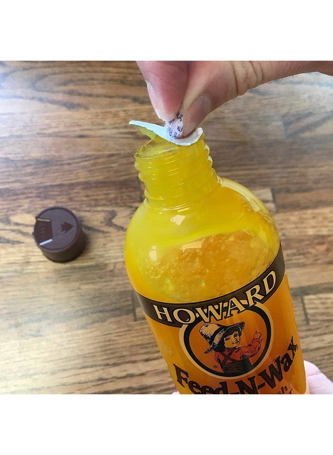 Howard منتج هاوارد فيد-إن-واكس لتلميع الخشب وملطفه، برتقالي (6، 16 أونصة) - Image 5