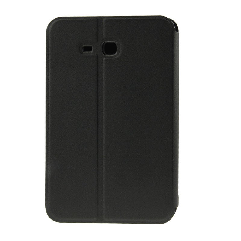 erorex Frosted Texture Flip Leather Case With Holder For Galaxy Tab 3 Lite T110 / T111(Black) - Image 4
