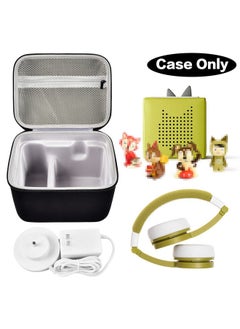 ALLPRIMO Case Comaptible with Toniebox Audio Player Starter Set and for Tonies Figures Characters. Toy Story Storage Organizer Carrying Holder for Headphones, Charging Station and Accessories (Box Only) -Black  - Image 3