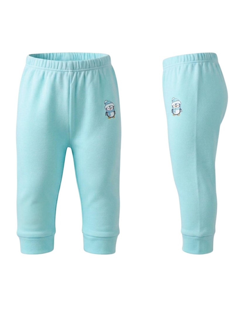 Pluto Pack of 4 Colored Cotton Pants for Baby Boys - Image 2