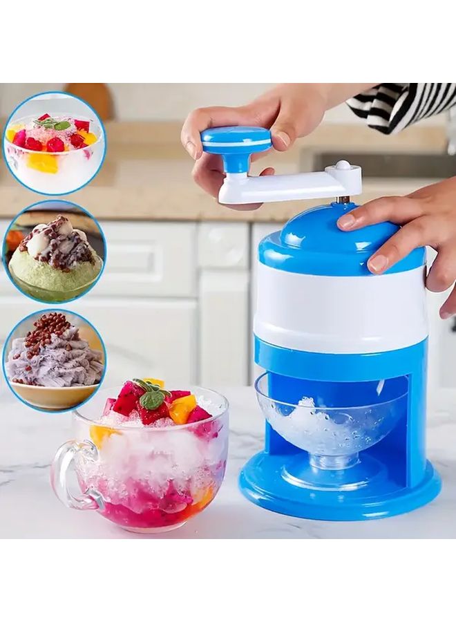 Manual Ice Crusher Smoothie Blender Portable Snow Maker For Home Camping - Image 5