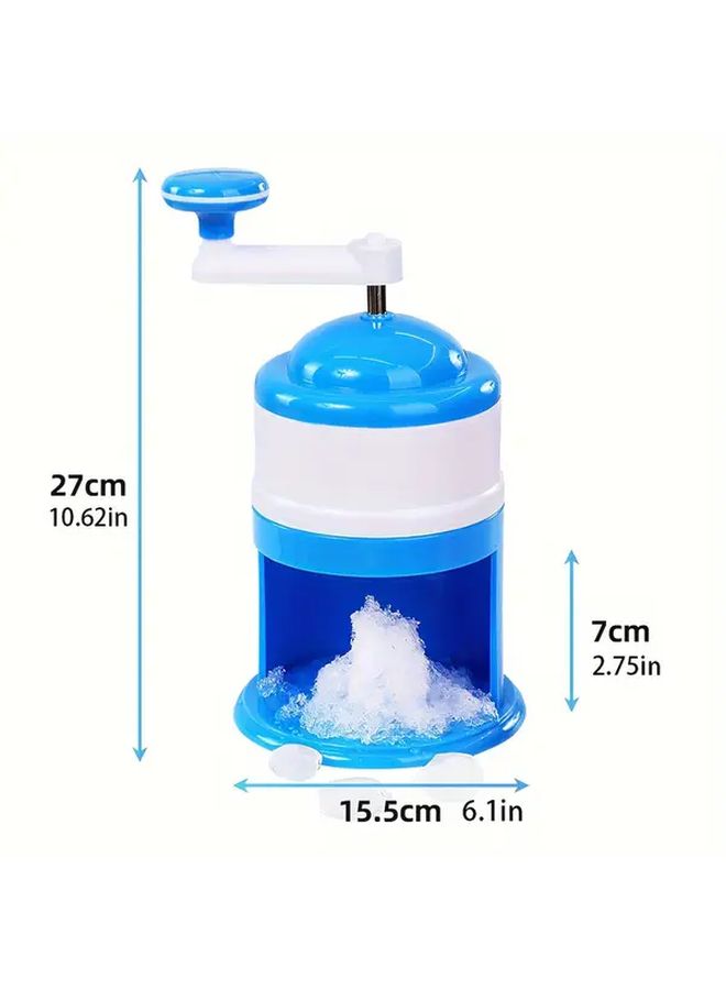 Manual Ice Crusher Smoothie Blender Portable Snow Maker For Home Camping - Image 4