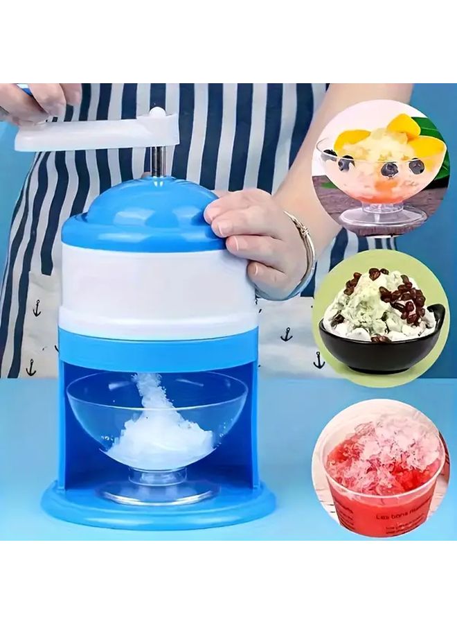Manual Ice Crusher Smoothie Blender Portable Snow Maker For Home Camping - Image 2