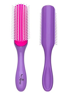 PRIME Hair Brush  Anti-Static Comb Detangling Round Hair Brush Styling Curling Straightening Tools for Salon Home Use  - Image 1