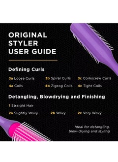 PRIME Hair Brush  Anti-Static Comb Detangling Round Hair Brush Styling Curling Straightening Tools for Salon Home Use  - Image 4