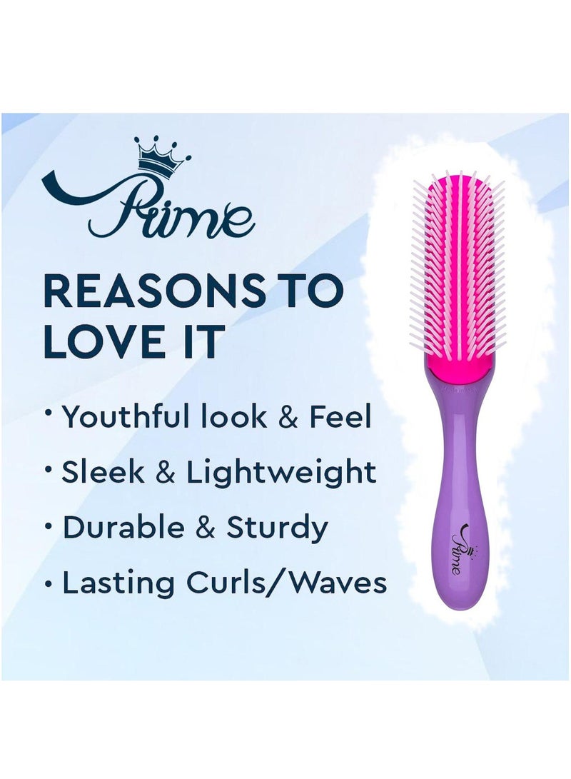 فرشاة شعر، مشط مضاد للكهرباء الساكنة، فرشاة شعر مستديرة لفك التشابك، أدوات تمليس وتجعيد الشعر للاستخدام المنزلي في الصالونات - Image 2