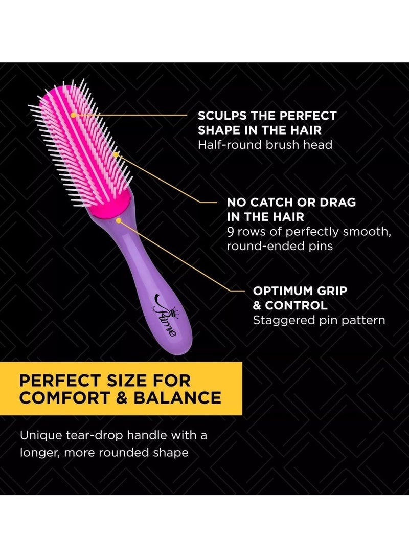 فرشاة شعر، مشط مضاد للكهرباء الساكنة، فرشاة شعر مستديرة لفك التشابك، أدوات تمليس وتجعيد الشعر للاستخدام المنزلي في الصالونات - Image 3