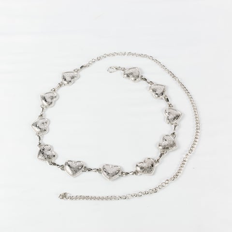 Silver Metal Waist Belt For Her