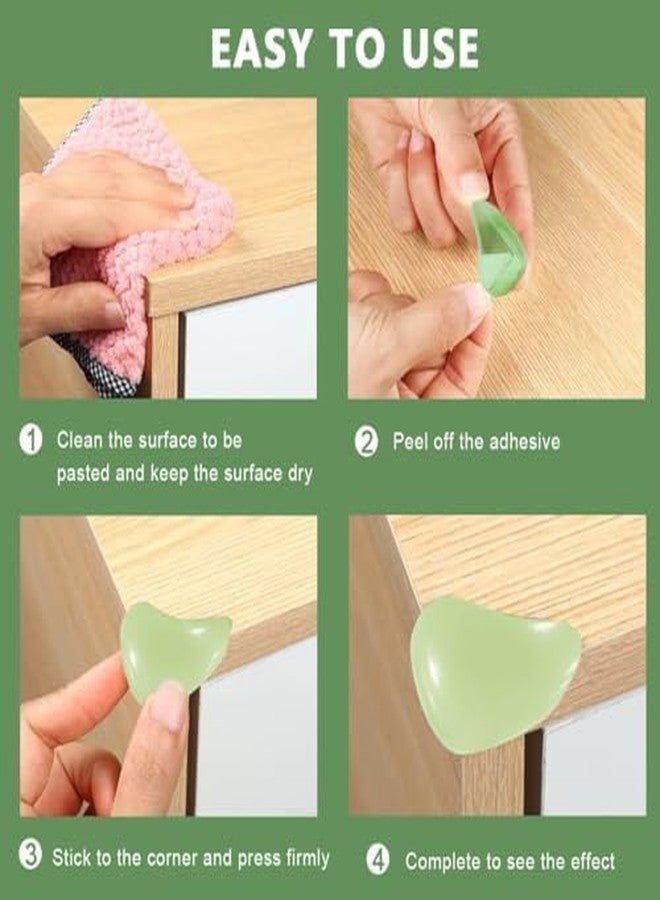 HETVIN Baby Safety Corner Protectors - Transparent Silicone Table Edge Guards - Soft Furniture Corner Bumpers for Child Proofing Sharp Edges - (Set of 10) (Luminous Corner Guard) - Image 5