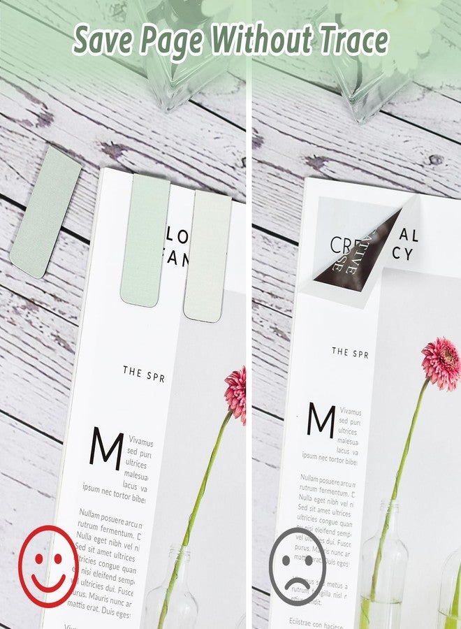 SAYEEC 15 Pieces Magnetic Bookmarks Solid Colors Bookmark Clips Magnet Page Markers Folded Cute Book Marks Teacher Appreciation Mother's Day Valentine's Day Birthday Gift for Women Book Lovers Reading - Image 5