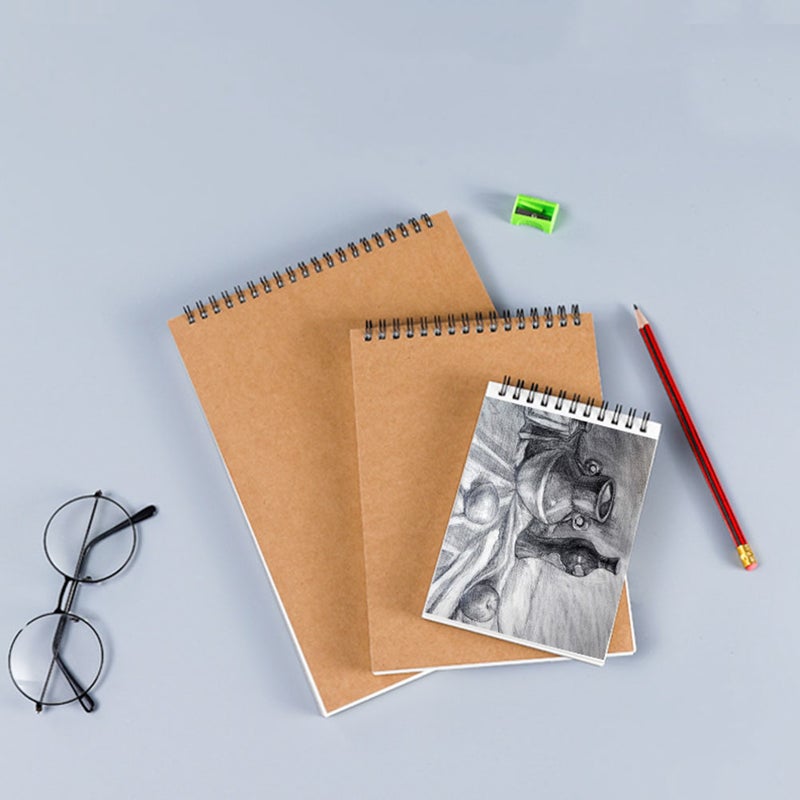 Sketch Pads for Art Students, Durable Coil Binding, Perfect for Drawing and Journaling - Image 4